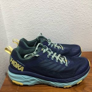 Hoka One One Challenger ATR 5 Blue Running Sneaker Women Size 8